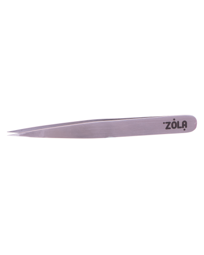 Пінцет професійний для брів SILVER ZOLA (точковий) 2896 фото