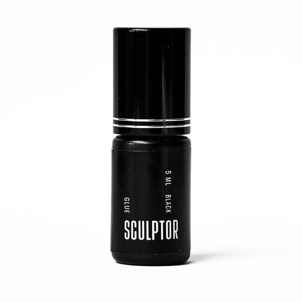 Клей для нарощування вій BLACK, 5ml, SCULPTOR 0005 фото
