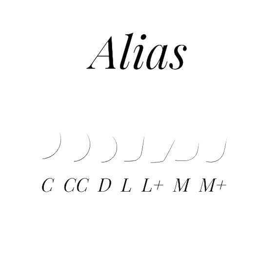 Чорні вії ALIAS (мікс довжин) СС 0.07 мікс 6-9 мм 4371 фото