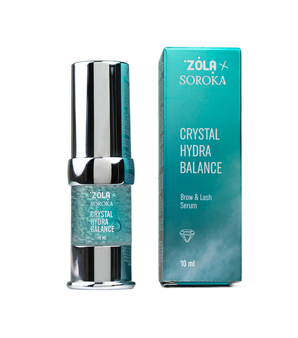 Сироватка для брів та вій Crystal Hydra Balance ZOLA &times; SOROKA, 10 мл 4669 фото