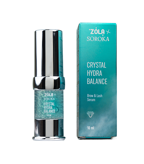 Сироватка для брів та вій Crystal Hydra Balance ZOLA &times; SOROKA, 10 мл 4669 фото