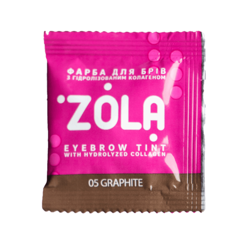 Набір фарб для брів з коллагеном у саше Eyebrow Tint With Collagen (з окисниками) ZOLA (5 кольорів) 2845 фото