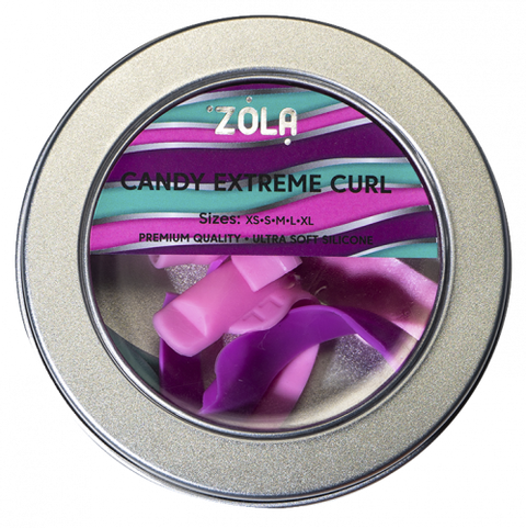 Валики для ламінування Candy Extreme Curl ZOLA (XS, S, M, L, XL) 2747 фото