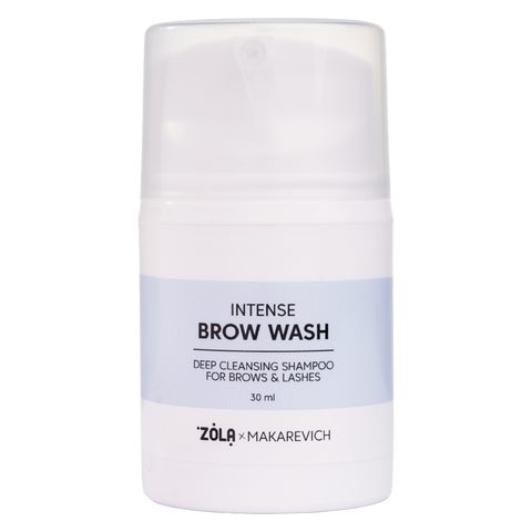 Шампунь глибокого очищення для брів та вій Intense Brow Wash ZOLA x Makarevich, 30 мл 4645 фото